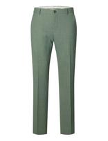 Selected - Slmslim-Oasis Linen Trs Noos - Klasikinės kelnės - Žalia