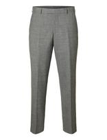 Selected - Slmslim-Oasis Linen Trs Noos - Klasikinės kelnės - Pilka