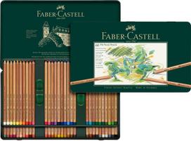 Pitt Pastel Colored Tin Item 112160 Japanese Faber-Castell Pencils, 60-Color Set, Case, No. [Genuine Product]