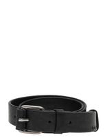 Nudie Jeans - Dwayne Leather Belt Toffee Brown - Klasikinis diržas - Juoda