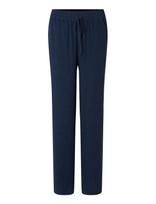 Selected - Slwviva-Gulia Hw Long Sun Pant Noos - Plačios kelnės - Tamsiai mėlyna