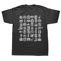Funny Vintage Camera TShirts Graphic Streetwear Short Sleeve Birthday Gifts Summer Style T-shirt Women Clothing S įvairiaspalvis