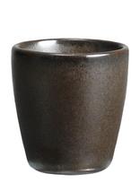 Aida - Raw Metallic Brown - Æggebæger 1 Stk D5 X H5,3 Cm - Kiaušinių indelis - Ruda