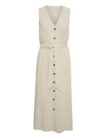 Kaffe - Kaliny Sleeveless Dress - Iki kelių ir midi suknelės - Smėlio
