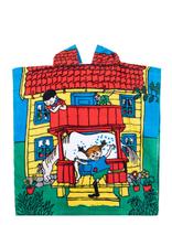 Pippi Langstrømpe - Villekulla Badponcho - Vonios pončas - Marga / raštuota
