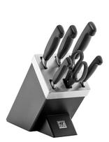 Zwilling - Sæt Med Knivblok + Kis - Peilių stovas - Juoda