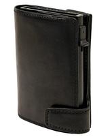 Tony Perotti - Furbo Cardholder W/ Banknote And Coin Pocket - Kortelių dėklas - Juoda