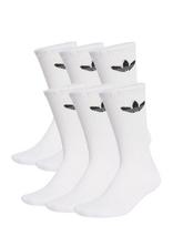 Adidas Originals - Tr Crew S 6P - Įprastos kojinės - Balta