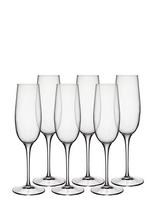 Luigi Bormioli - Champagneglas Palace 23,5 Cl 6 Stk. Klar - Šampano taurės - Nude