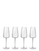 Luigi Bormioli - Champagneglas Optica 4 Stk. - Šampano taurės - Nude
