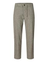 Selected - Slm172-Slimtape Brody Linen Bld Pnt Noos - Lininės kelnės - Pilka