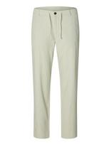 Selected - Slm172-Slimtape Brody Linen Bld Pnt Noos - Lininės kelnės - Žalia