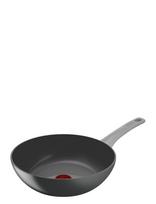 Tefal - Renew On Wokpan 28 Cm Grey - Keptuvė - Juoda