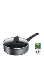 Tefal - Easy Chef Sautepan 24 Cm W. Lid - Puodas - Juoda