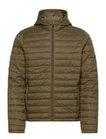 Hummel - Hmlred Quilted Hood Jacket - Paminkštinta striukė - Chaki spalva