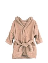 Filibabba - Embroidered Bathrobe 1-2 Years - Frappé - Chalatas - Koralinė spalva