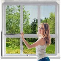 Magnetinis tinklelis nuo uodų langui, Reguliuojamas tinklelis nuo vabzdžių (maksimalus), Lengvai montuojamas tinklelis nuo uodų, Langų tinklelis nuo vabzdžių, Saugo nuo vabzdžių, muselių, uodų, žiedadulkių pilka