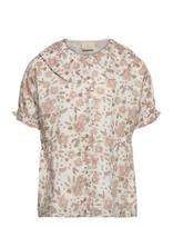 En Fant - Shirt Flower Woven - Palaidinės ir tunikos - Rožinė