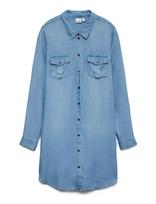Vero Moda - Vmsigga Ls Short Dress Lt Bl Ga Noos - Trumpa suknelė - Mėlyna