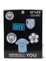 Crocs - Manchester City 5Pck - Batų aksesuarai - Mėlyna