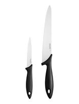 Fiskars - Essential Cook's Set 2Pcs - Peilių rinkinys - Juoda