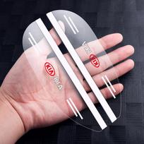 FBOW3 For KIA Sportage Ceed Sorento Cerato Optima Picanto Rio Soul K5 K3 K2 Car Rear View Mirror Rain Eyebrow Cover Sun Shade Badge