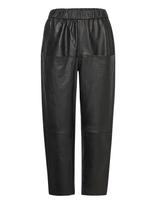 DEPECHE - Pants - Odinės tamprės-kelnės - Juoda