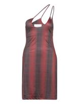 Hosbjerg - Juna Asta Grid Dress - Trumpa suknelė - Raudona