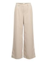 Object - Objlisa Wide Pant Aop Noos - Plačios kelnės - Smėlio