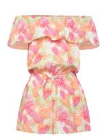 Name It - Nkfvinaya Ss Playsuit Fffff Noos - Kombinezonas - Rožinė