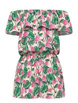 Name It - Nkfvinaya Ss Playsuit Fffff Noos - Kombinezonas - Kreminė spalva