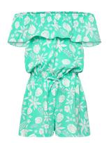 Name It - Nkfvinaya Ss Playsuit Fffff Noos - Kombinezonas - Žalia