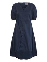 Culture - Cuantoinett Ss Dress - Iki kelių ir midi suknelės - Tamsiai mėlyna