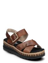 Rieker - Rieker Ladies' Sandals V7951-00 Black - Platforminės basutės - Ruda