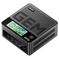 AOOSTAR GEM12+ Pro Mini kompiuteris su ekranu - Dev. Pirštų atspaudas - AMD Ryzen 7 Pro 8845HS 8 branduoliai iki 5,1 GHz (Be RAM ar SSD)