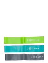 Gaiam - Gaiam Restore Mini Band Kit 3-Pack - Jogos blokeliai ir dirželiai - Marga / raštuota