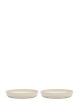 Serax - Plate High White Pepper Black Feast By Ottolenghi Set/2 - Lėkštė - Balta