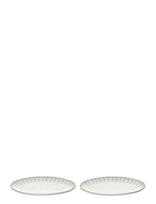 Serax - Plate Oval L Inku By Sergio Herman Set/2 - Serviravimo lėkštė - Kreminė spalva