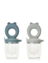 Liewood - Miranda Bear Shape Food Feeder 2-Pack - Maisto maišelis - Mėlyna