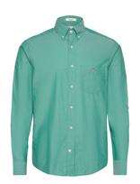 Gant - Reg Classic Poplin Shirt - Laisvalaiko marškiniai - Žalia