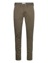 Gant - Slim Twill Chinos - Chino stiliaus kelnės - Chaki spalva