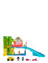 Fisher-Price - Little People Lp Ss Car Center- Nordics - Transporto priemonių garažai - Marga / raštuota