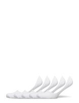 URBAN QUEST - The Bamboo Women No Show Socks 5-Pack - Futbolo kojinės iki kulkšnių - Balta