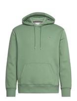 Gant - Reg Shield Hoodie - Džemperis - Žalia