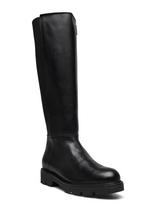 Bianco - Biaothilia Knee High Elastic Boot Leather - Ilgauliai batai - Juoda