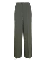 Soaked - Slcorinne Wide Long Pants - Plačios kelnės - Chaki spalva