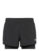 New Balance - Sport Essentials 2-In-1 Short 3" - Sportiniai šortai - Juoda