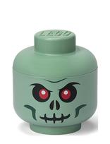LEGO STORAGE - Lego Storage Head (Small) - Green Skeleton - Sandėliavimo dėžė - Žalia
