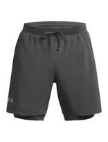 Under Armour - Ua Launch 7'' 2-In-1 Shorts - Sportiniai šortai - Pilka