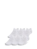 Under Armour - Ua Essential No Show 6Pk - Futbolo kojinės iki kulkšnių - Balta